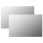 Voir la diapositive 1 : VIDAXL Miroirs muraux 2 pcs 60x40 cm Rectangulaire Verre