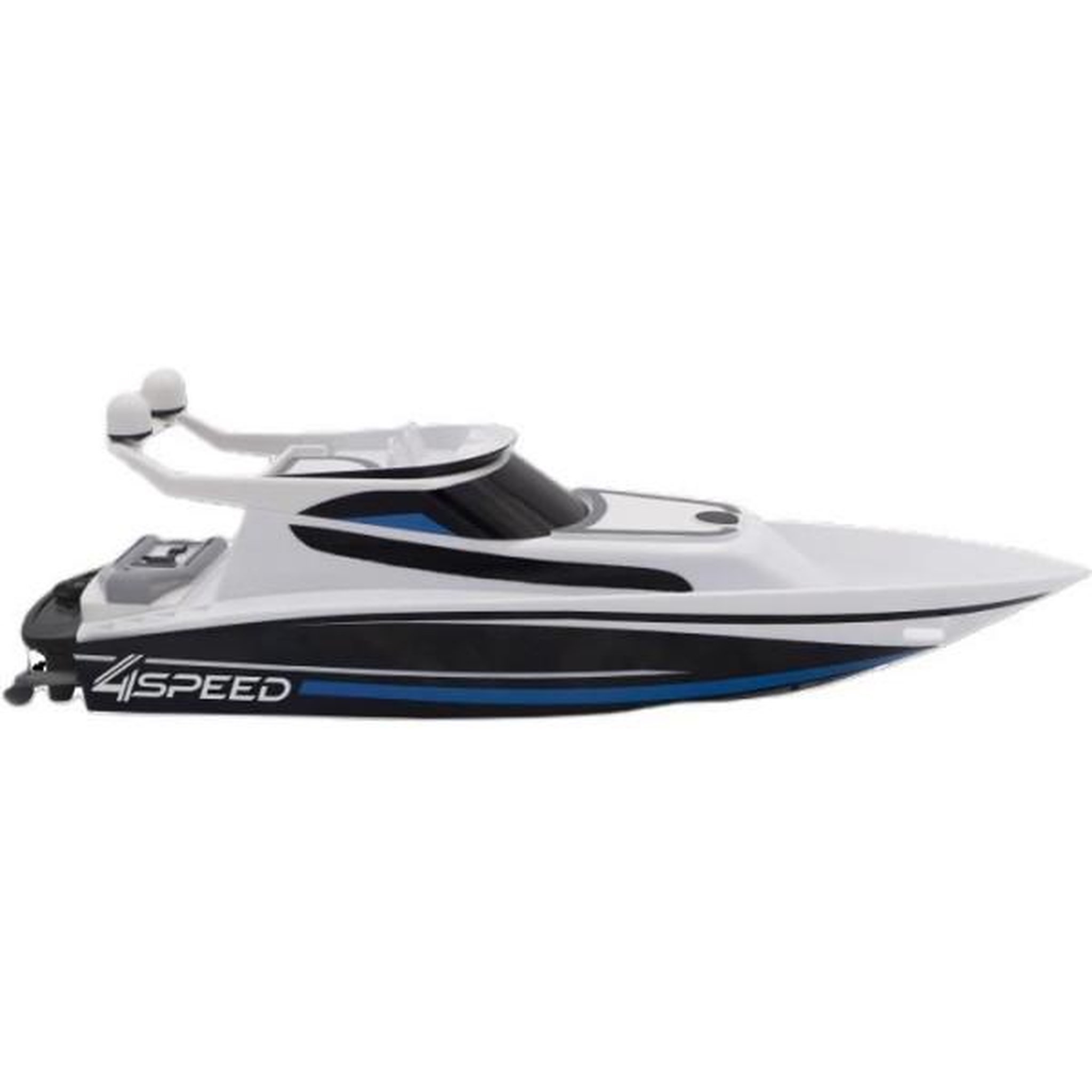 Voir la diapositive 2 : SILVERLIT Bateau Télécommandé - SILVERLIT - 4SPEED - Speed Boat - 8 km/h - 34 cm - blanc et noir - des 8 ans