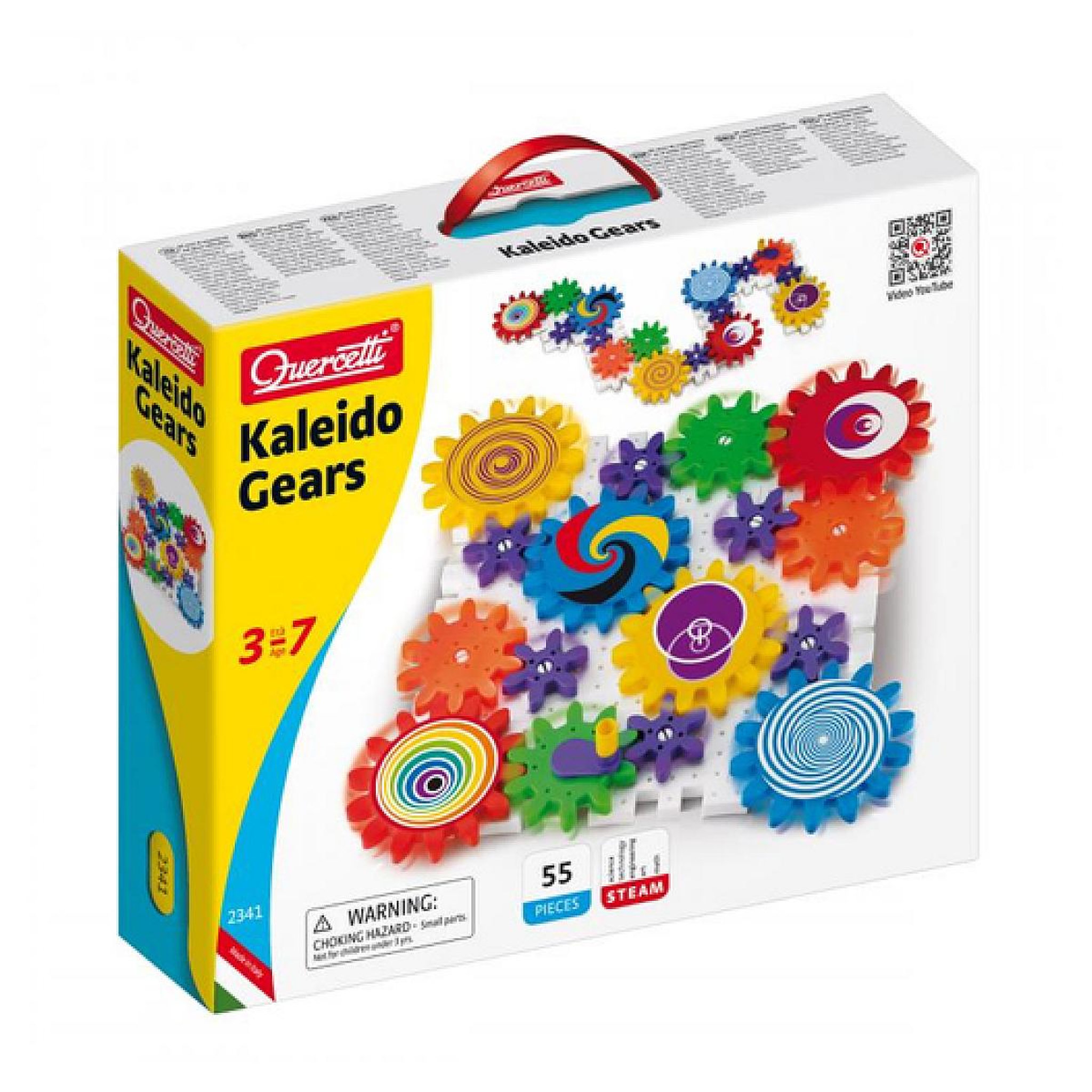 Voir la diapositive 3 : Quercetti Jeu d engrenages - Kaleido Gears