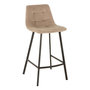 Voir la diapositive 1 : Paris Prix Chaise de Bar Design  Olivier  95cm Beige