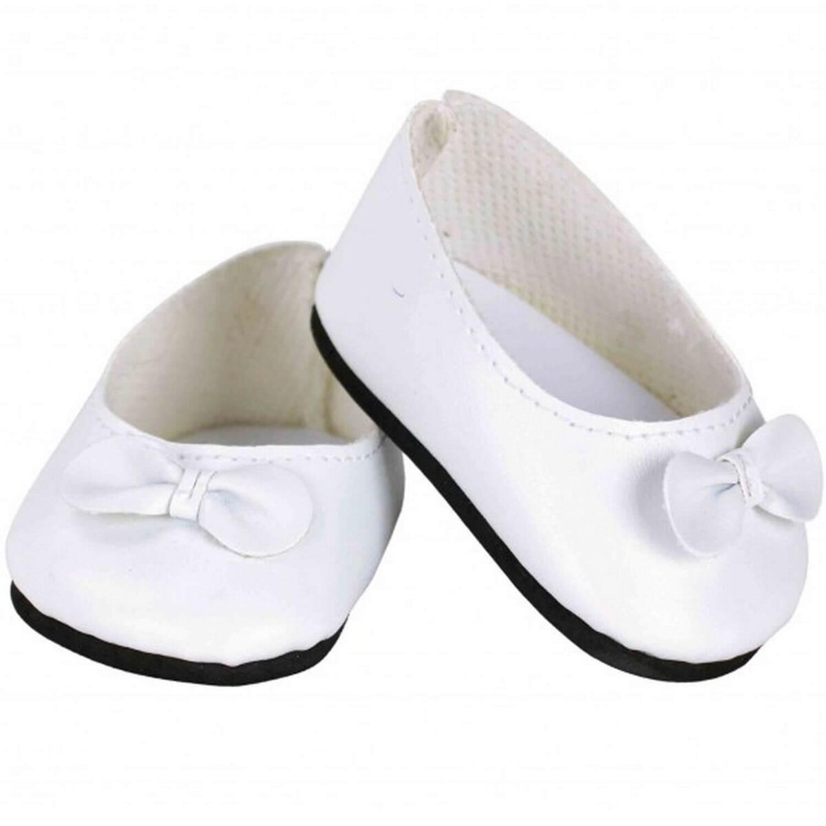 PETIT COLLIN Ballerines blanches avec n uds pas cher Auchan.fr