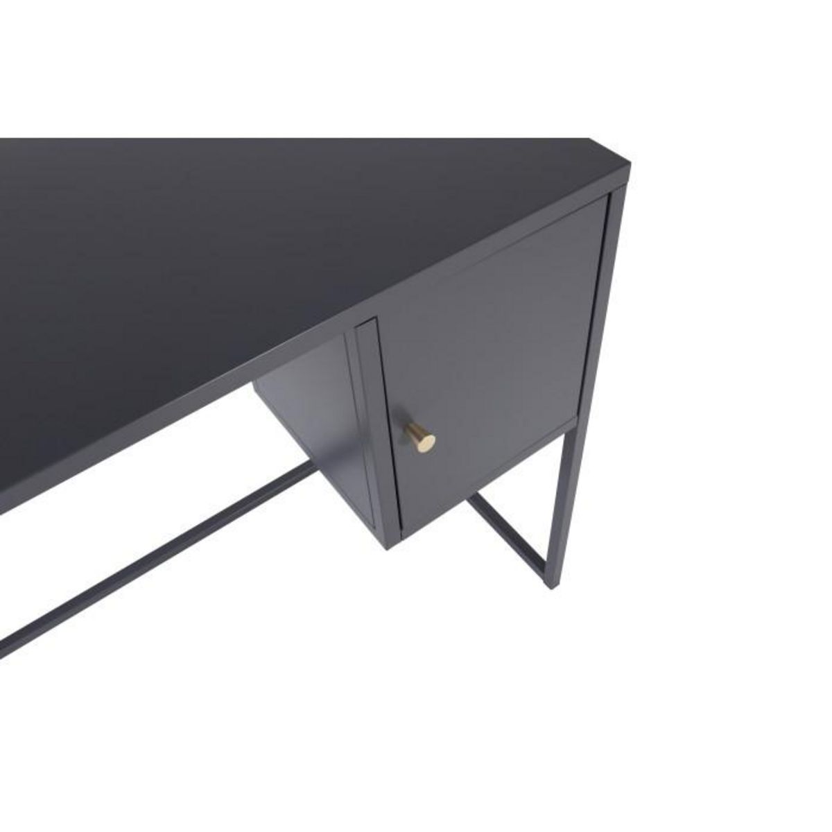 Paris Prix Bureau Design Avec Porte  Bakal  95cm Gris Clair
