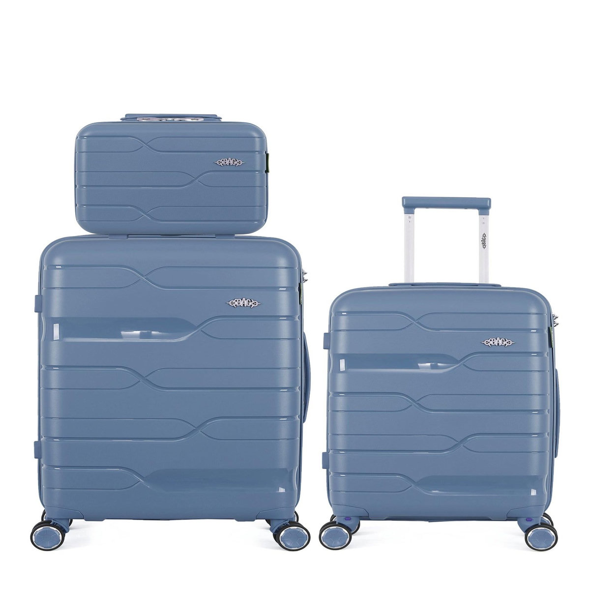 OBAGO OBAGO  -  Lot de 3  -  Valise weekend , valise cabine et vanity PEGASE