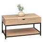 Voir la diapositive 5 : FIVE Table basse avec plateau relevable - Beige