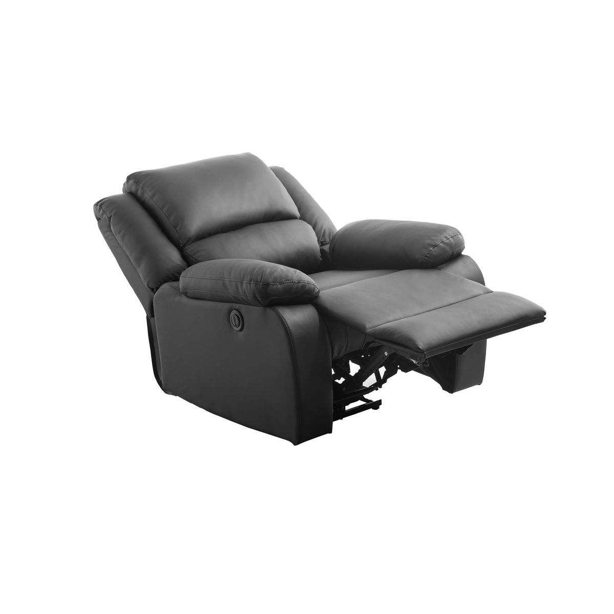 Fauteuil relax électrique pu coloris noir HELENA