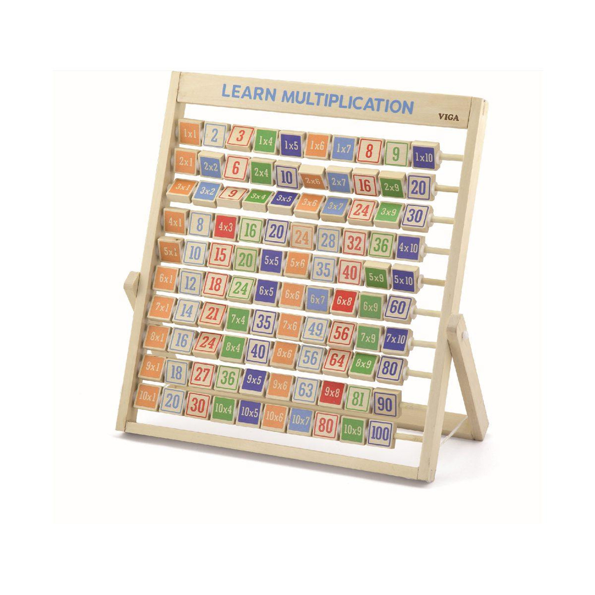 VIGA Jeu éducatif  50036 - apprentissage des multiplications