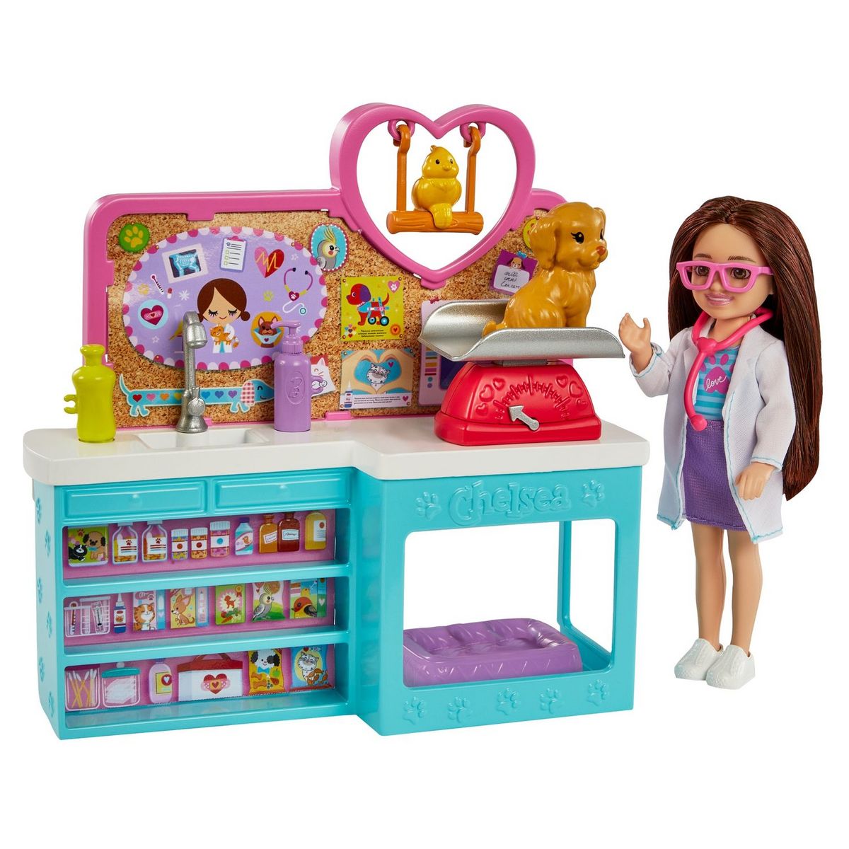 BARBIE Clinique vétérinaire Barbie Chelsea