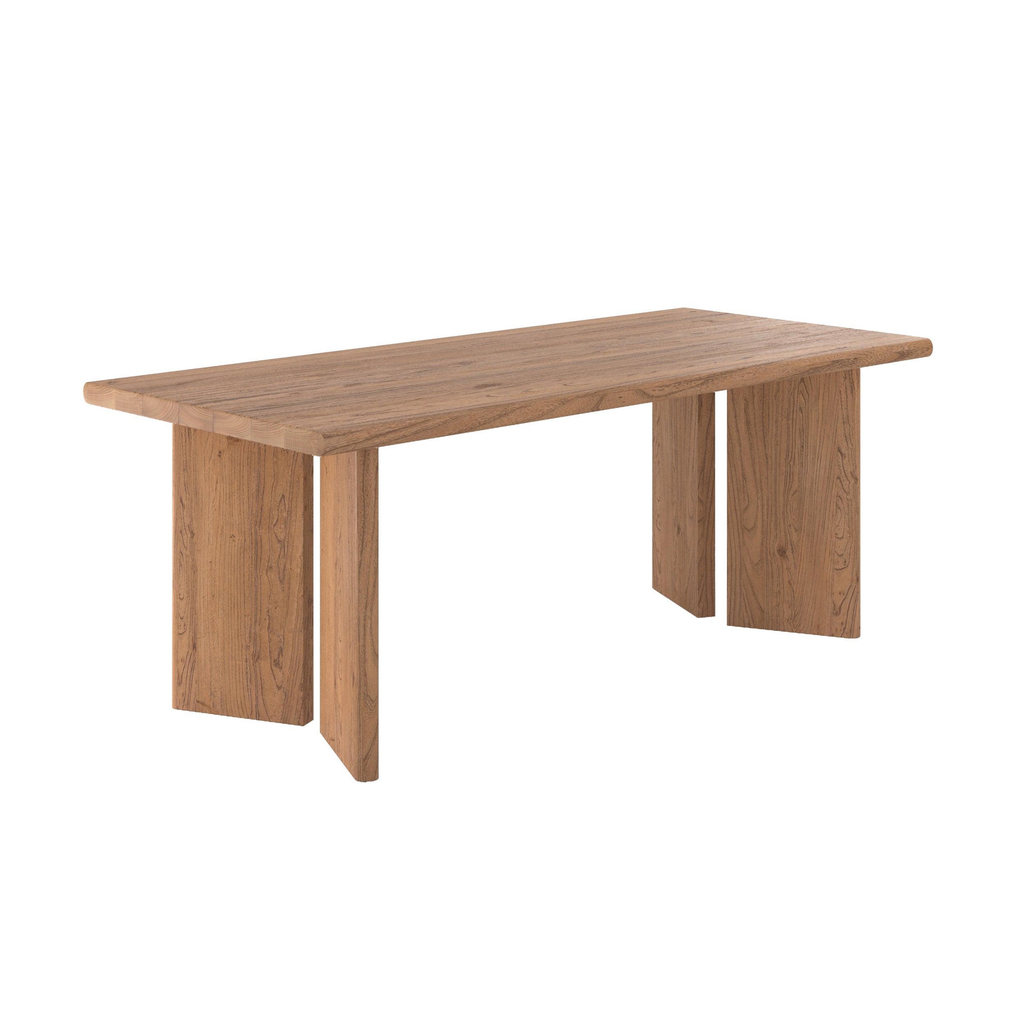 MAISON PAVANE Table rectangulaire en bois d'orme 8 personnes-albane