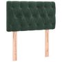 Voir la diapositive 4 : VIDAXL Tete de lit a LED Vert fonce 80x7x78/88 cm Velours