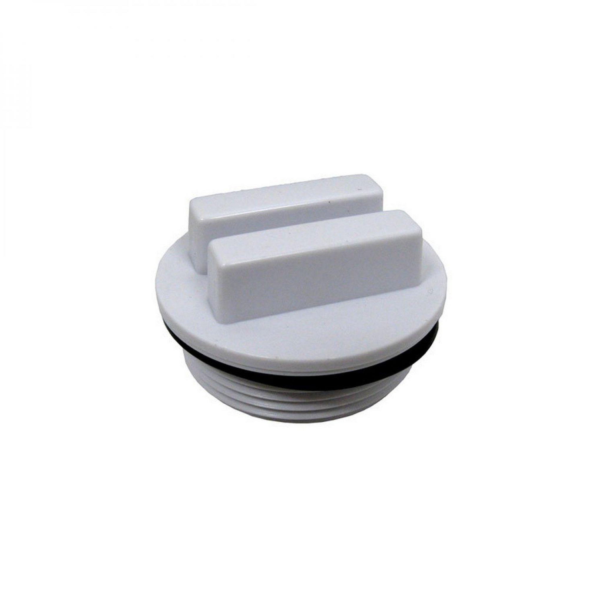 LINXOR Bouchon de vidange avec joint torique, 1 1/2 - Blanc - SP1022C