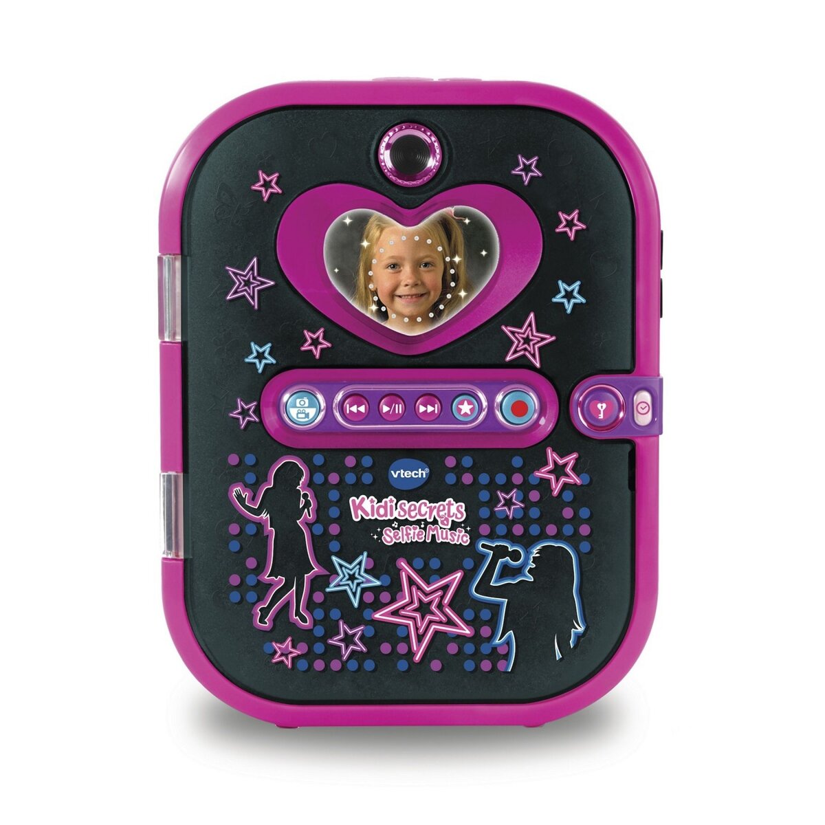 VTECH Agenda électronique KidiSecrets selfie mauve pas cher 