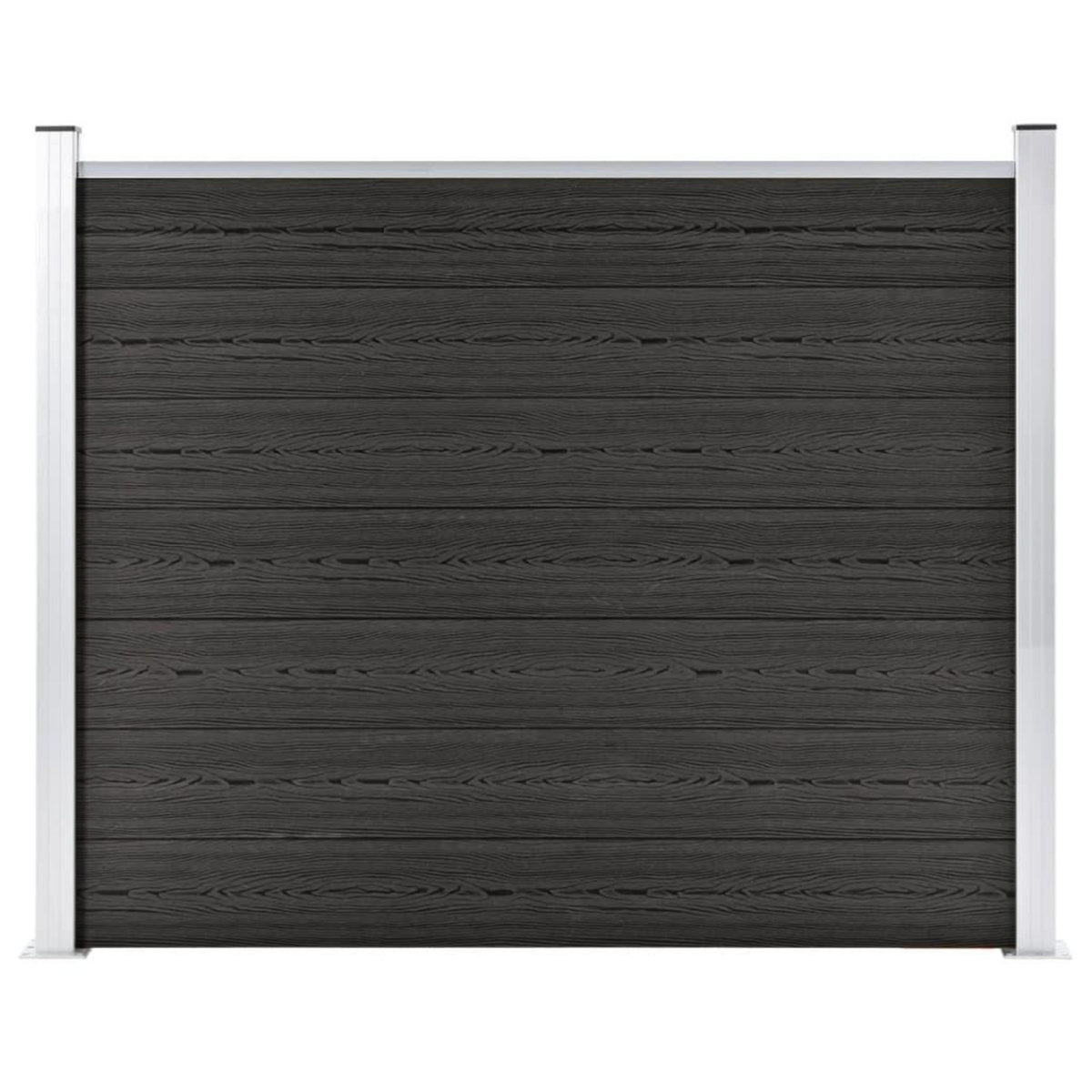 VIDAXL Panneau de cloture WPC 180x146 cm Gris