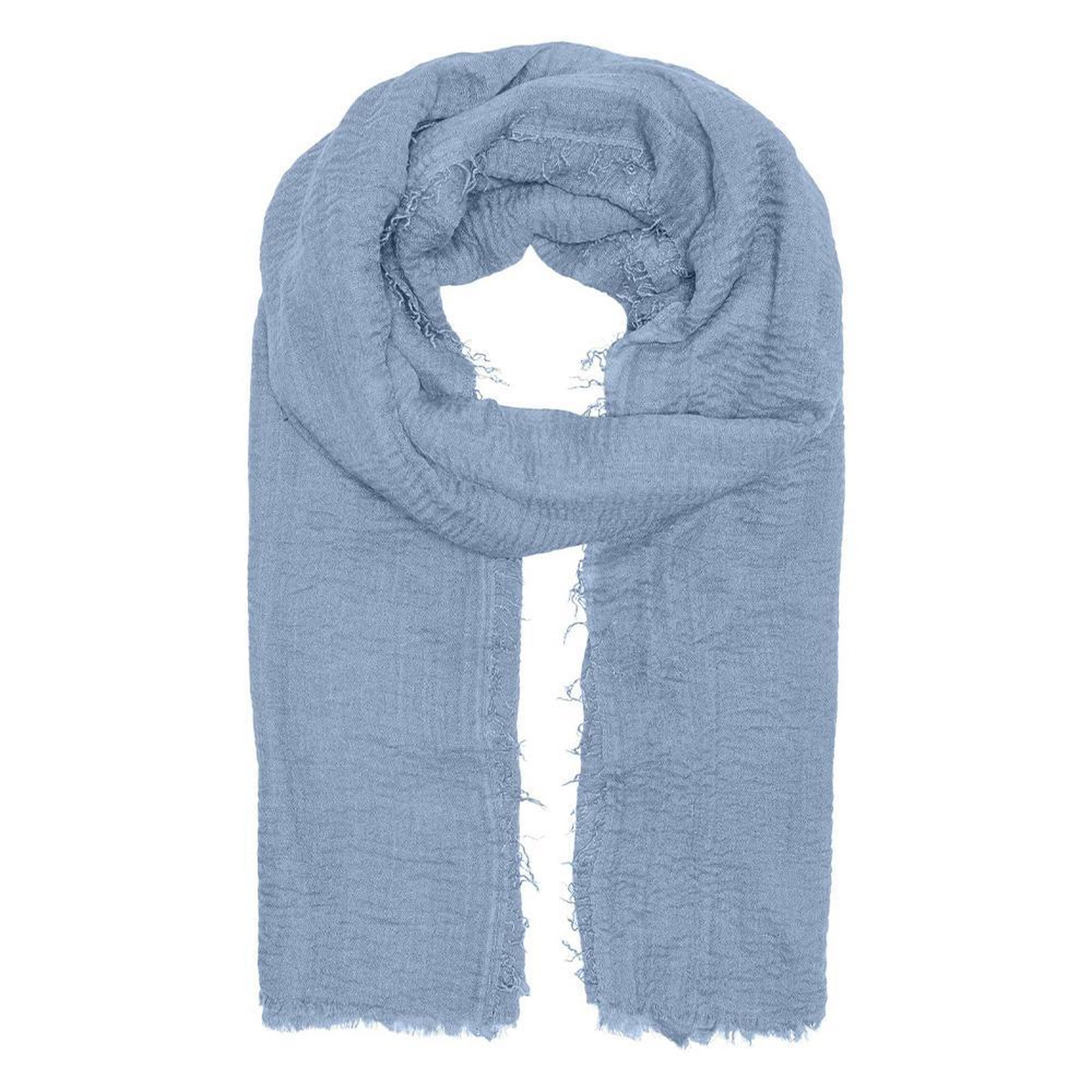 Only Foulard  Femme Only Fluffa. Coloris disponibles : Bleu