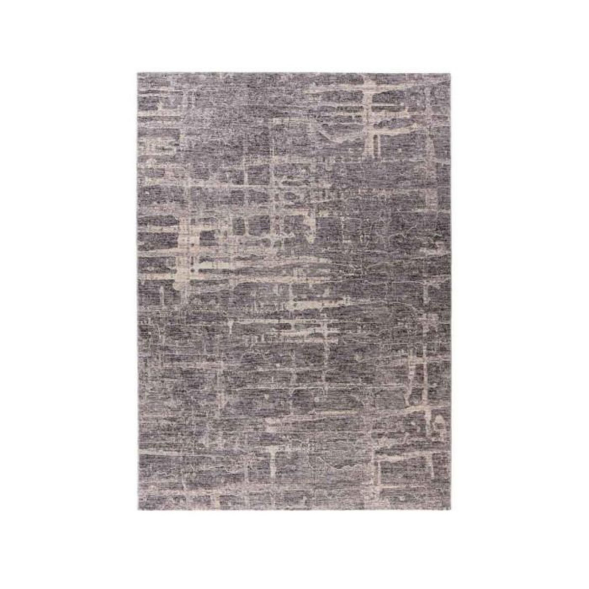 Paris Prix Tapis Tissé Imprimé Abstrait  Jaka  Gris