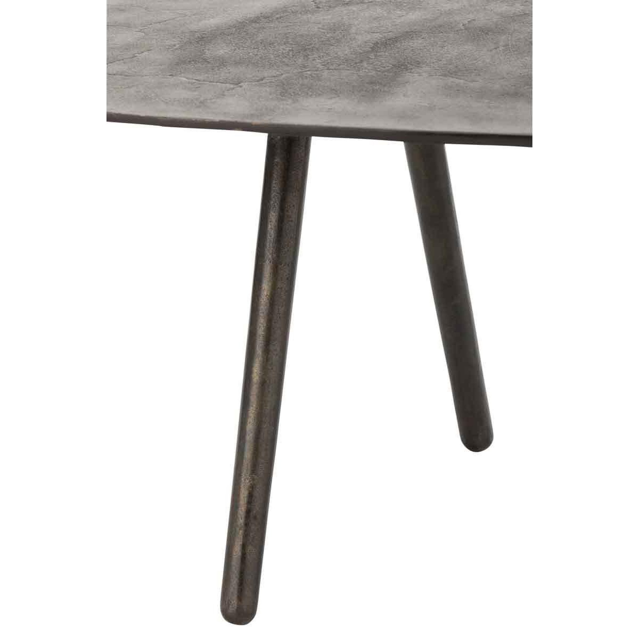 Voir la diapositive 2 : J-LINE Table basse design  goutte  120cm noir