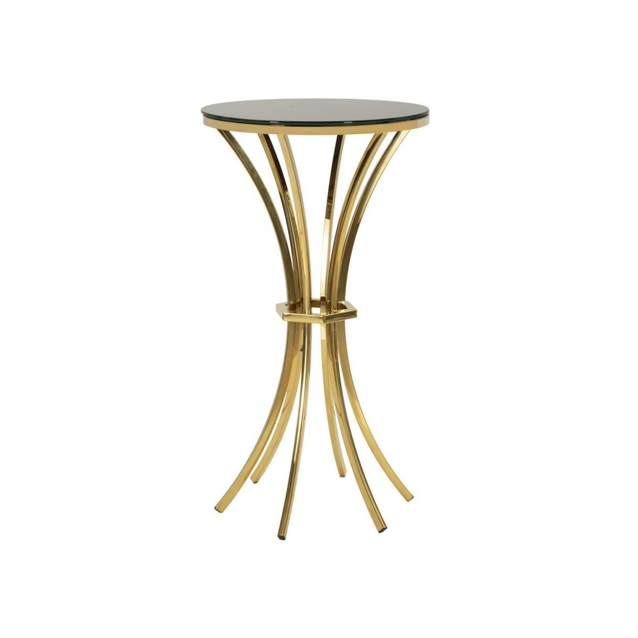 Paris Prix Table d'appoint  shanty  92cm noir & or