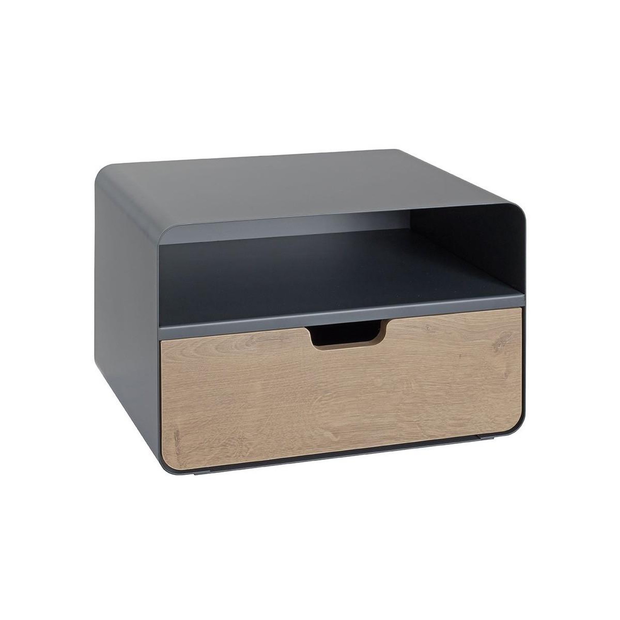 Paris Prix Étagère murale avec tiroir & niche  korfu  38cm anthracite