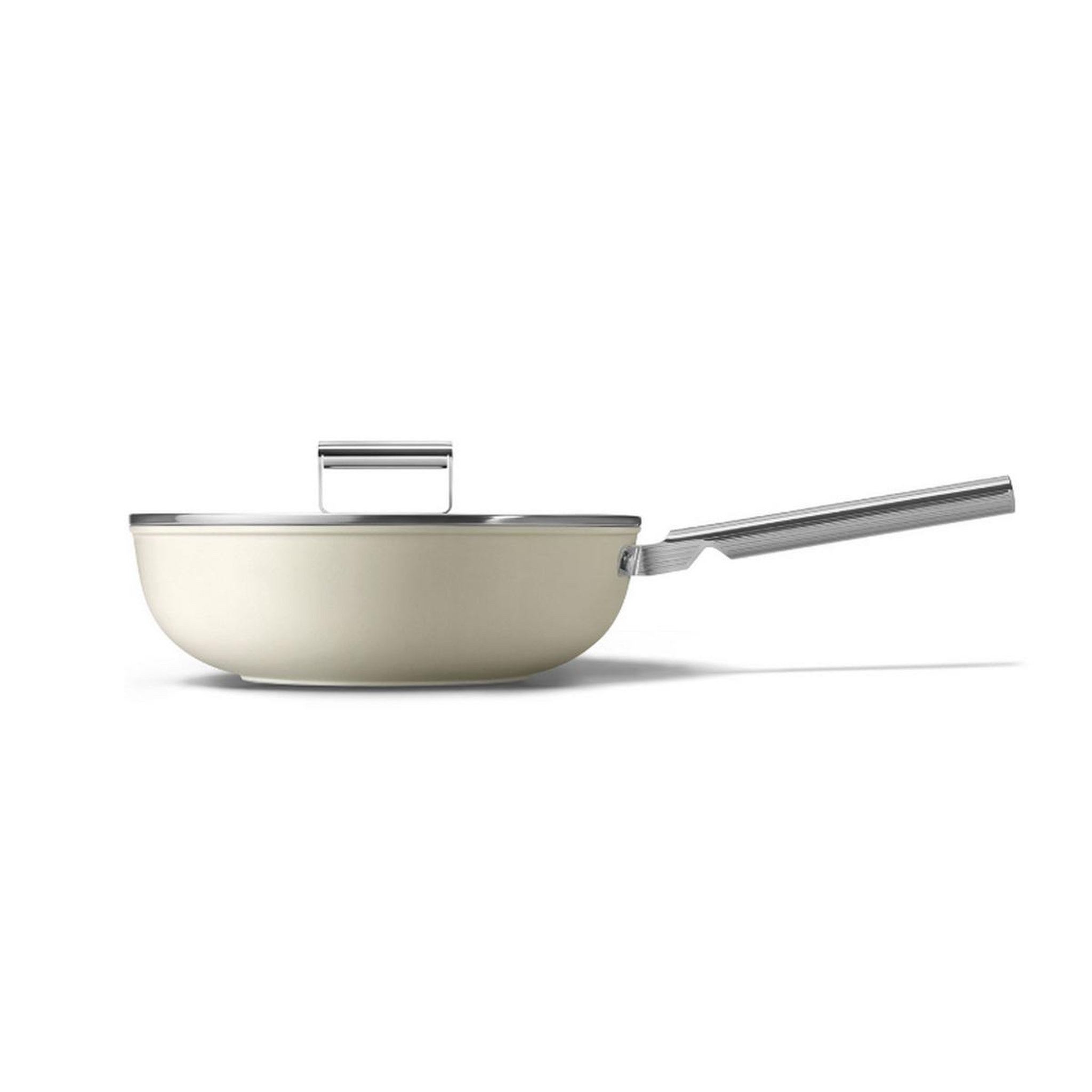 Voir la diapositive 5 : SMEG Poêle wok 30cm crème mat - wof3002crm