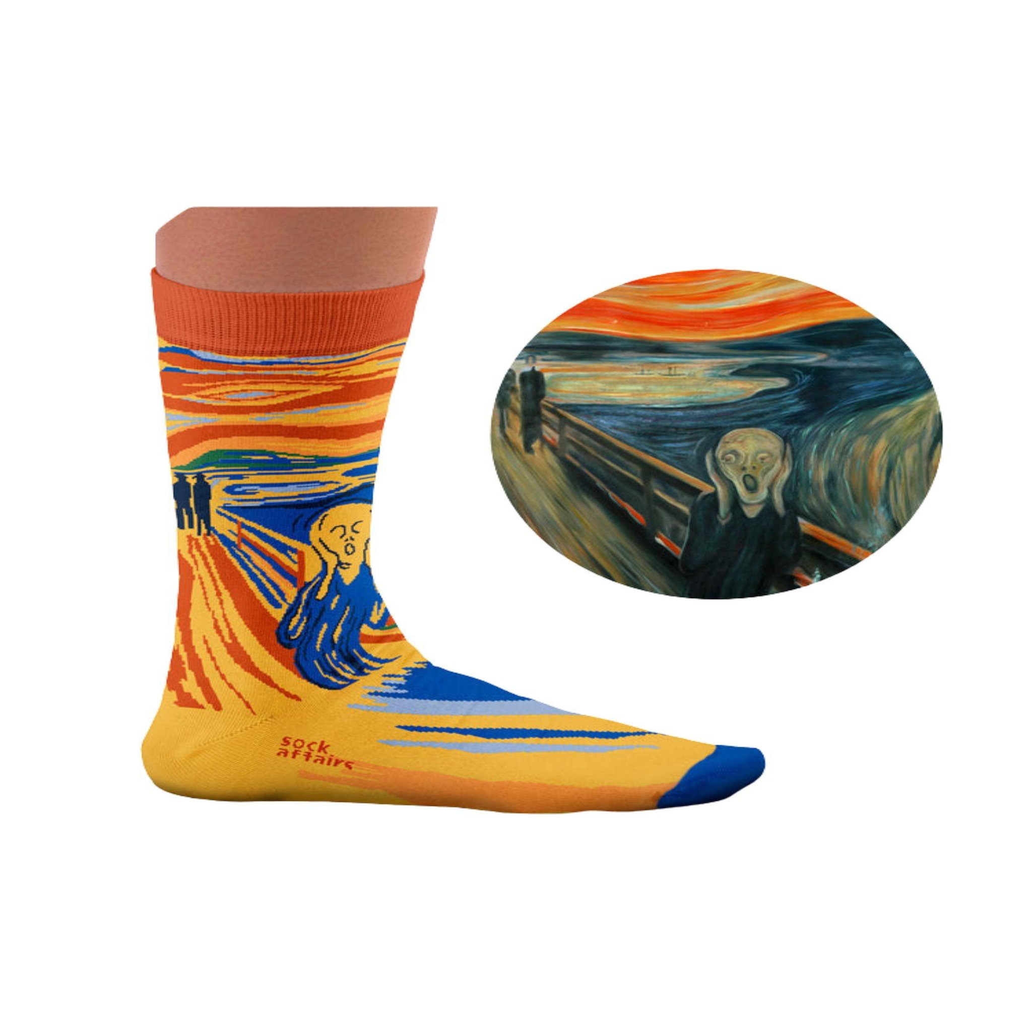 Voir la diapositive 6 : SOCK AFFAIRS Coffret chaussettes chefs-d'oeuvre de la peinture