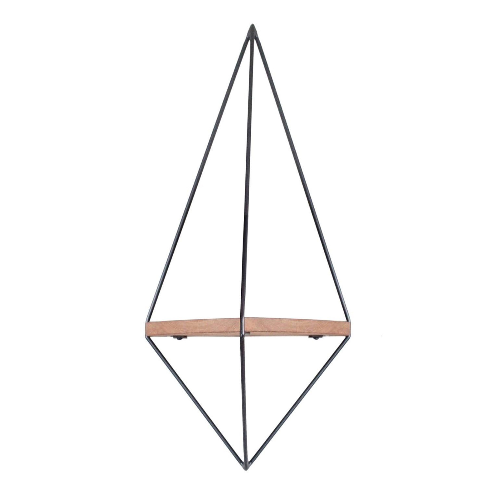 Voir la diapositive 4 : Habitat et Jardin Etagère murale géométrique en bois en bois  wr039  - 23 x 15 x 60 cm - marron