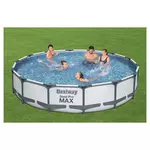 bestway piscine hors sol diamètre 427 x 84 cm steel pro max