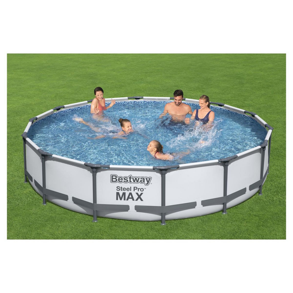 BESTWAY Piscine hors sol diamètre 427 x 84 cm Steel Pro Max