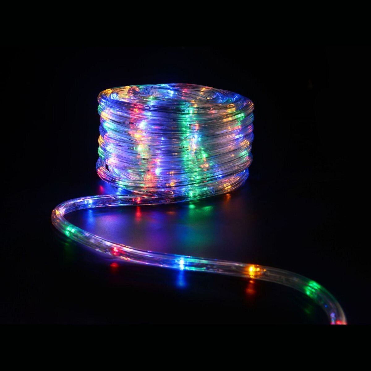 ACTUEL Tube lumineux extérieur 180 led sect multicolore 10 m pas