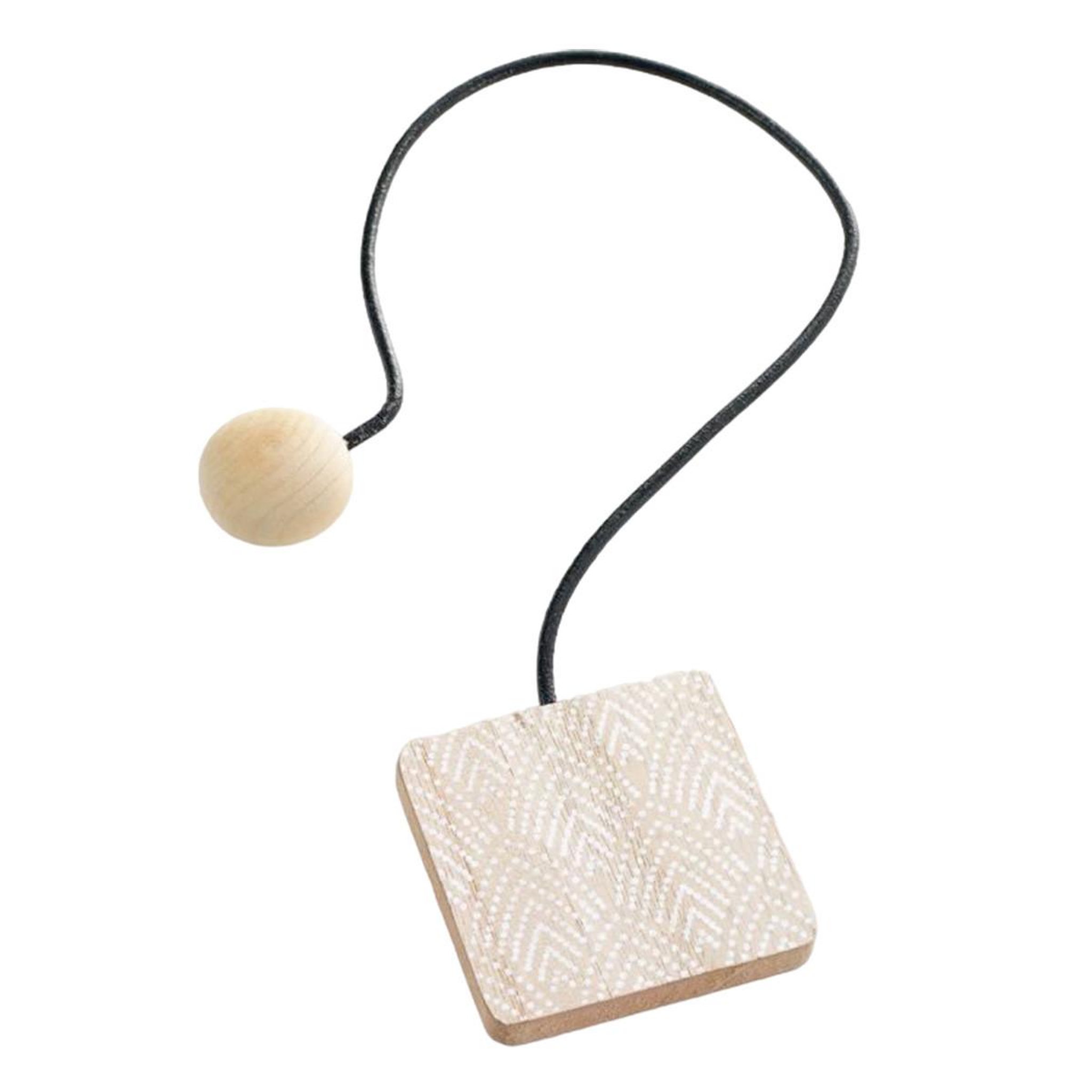 Douceur d'Intérieur Embrasse de rideau aimantée  lakos  43cm blanc