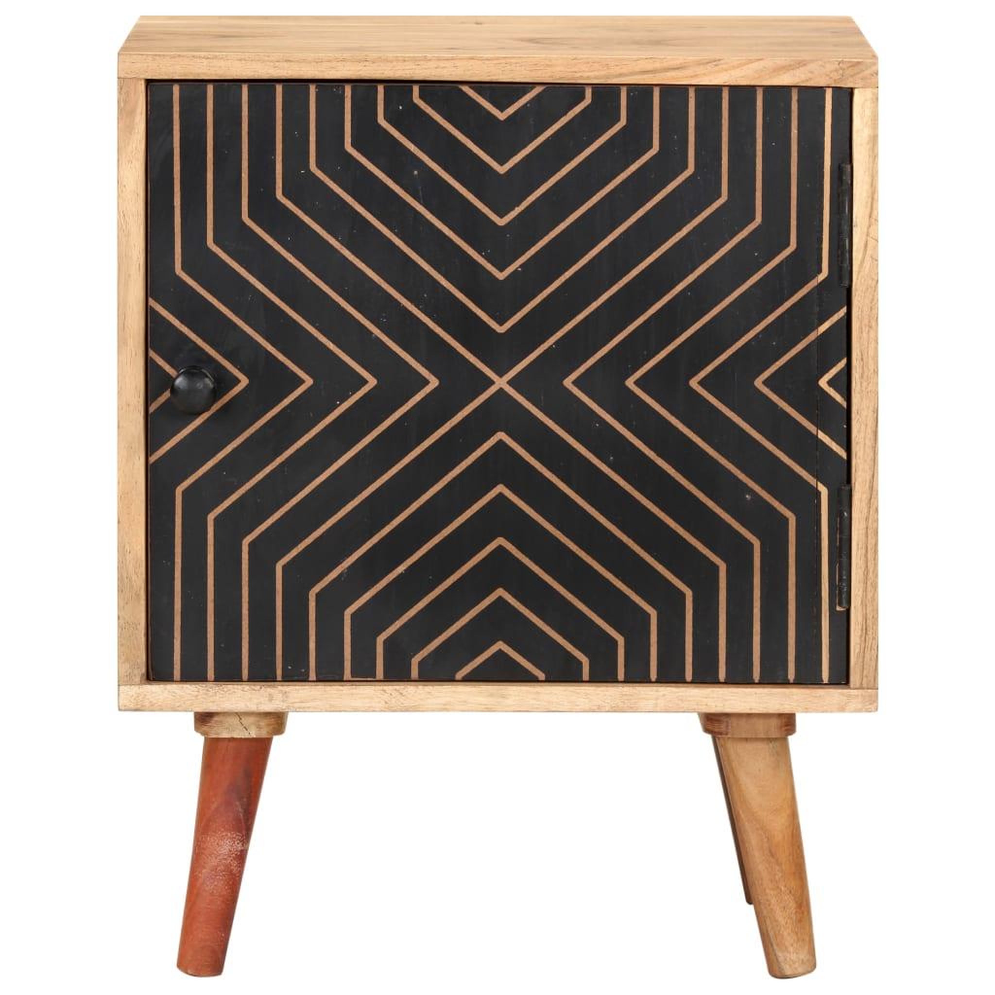 Voir la diapositive 2 : VIDAXL Table de chevet 40x30x50 cm bois d'acacia massif