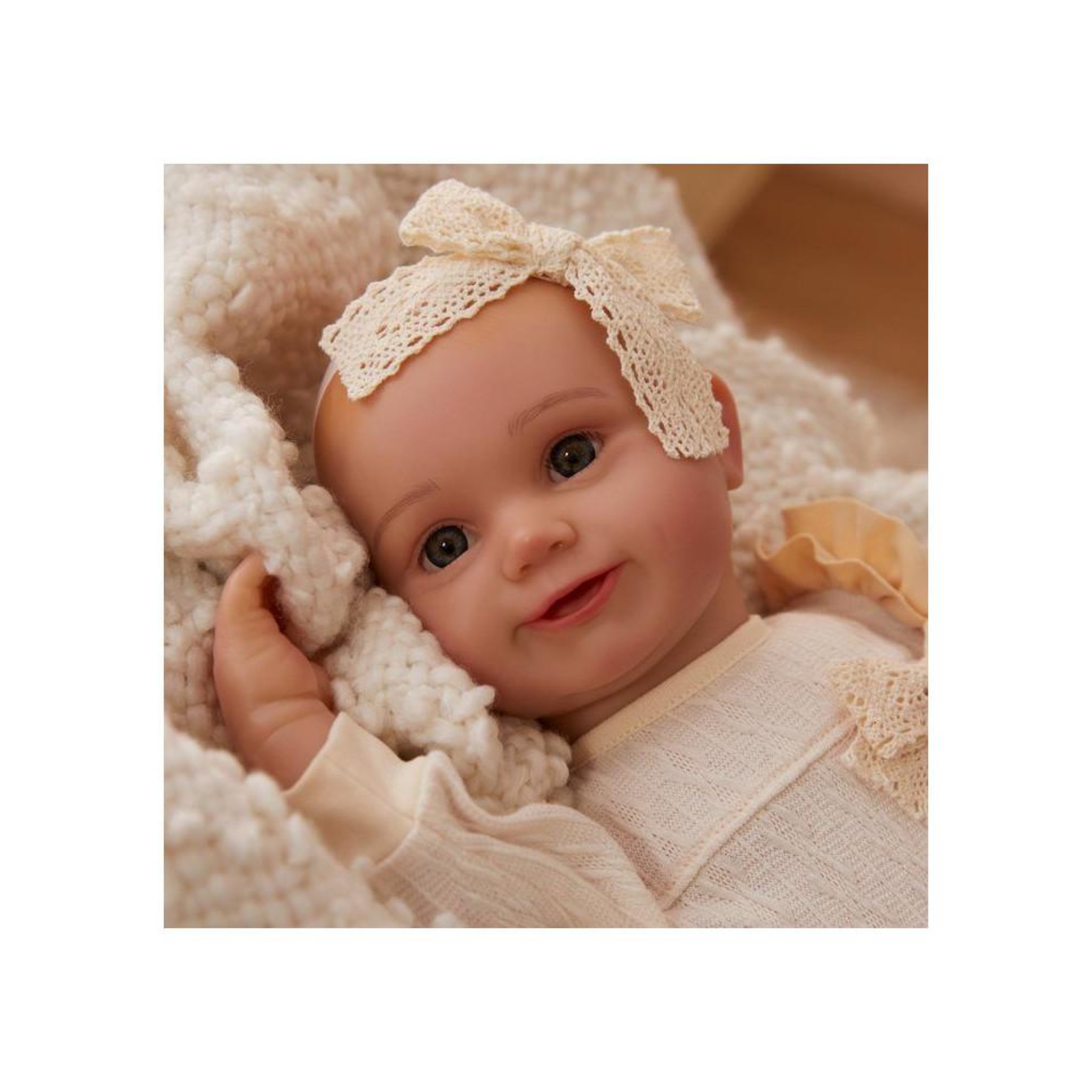 Voir la diapositive 4 : Poupée bébé BABY born Real Baby Doll fille, 43 cm, yeux ouverts, corps lesté, tétine incluse, Cuddle Key