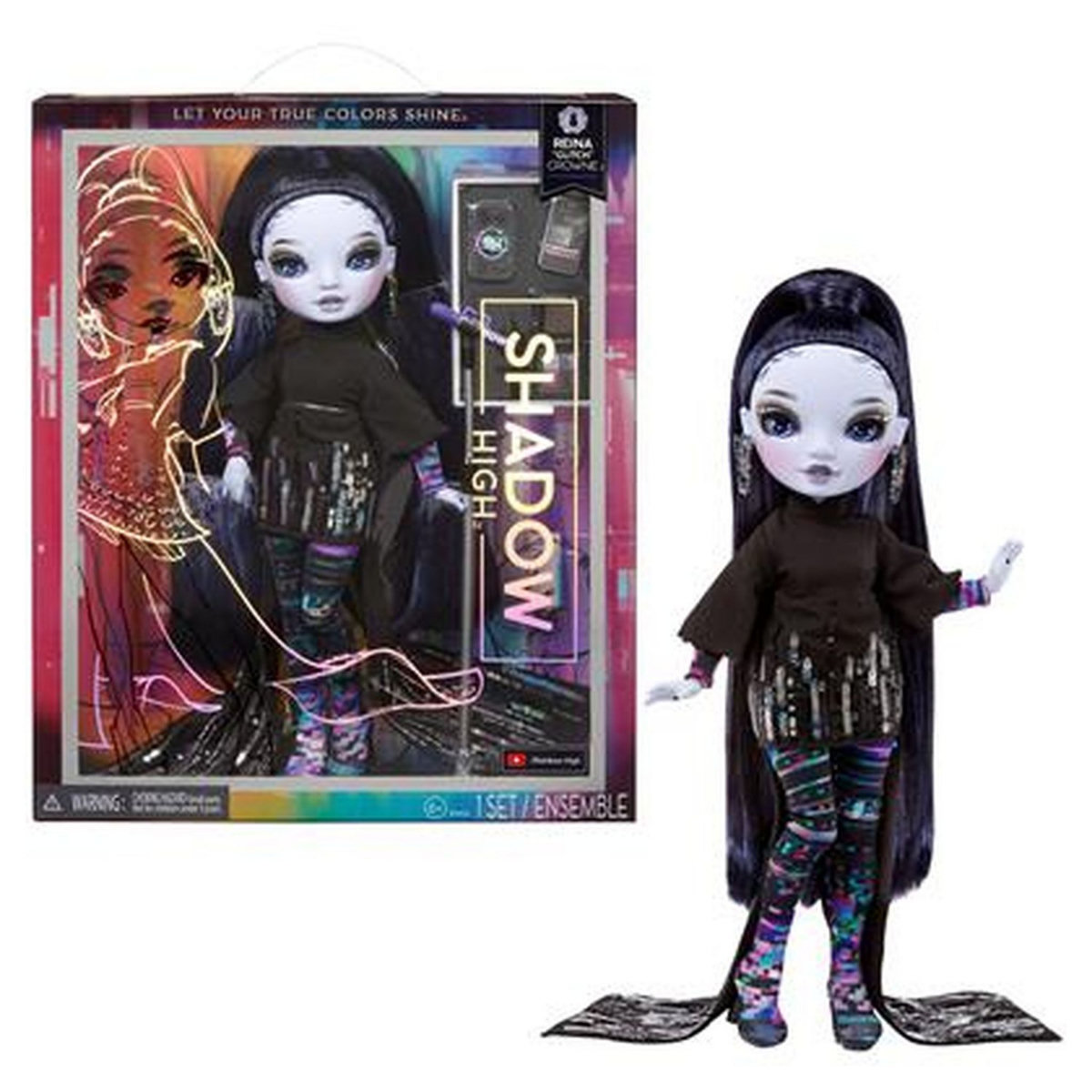 MGA Poupée Rainbow High Shadow Midnight 