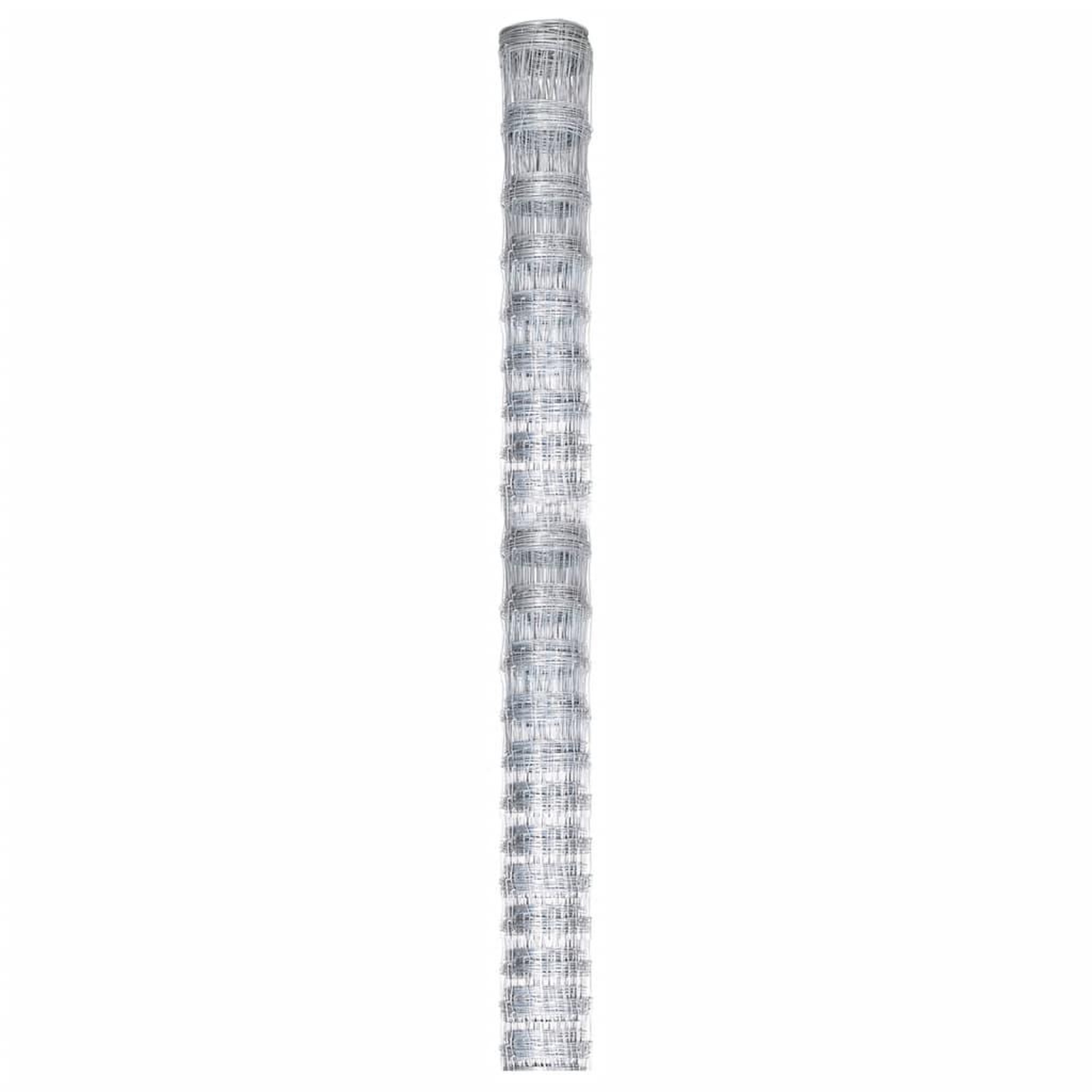 Voir la diapositive 2 : VIDAXL Cloture de jardin Acier galvanise 50x1,25 m Argente