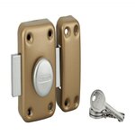 THIRARD Verrou apache bouton/cylindre, 30 mm, doré