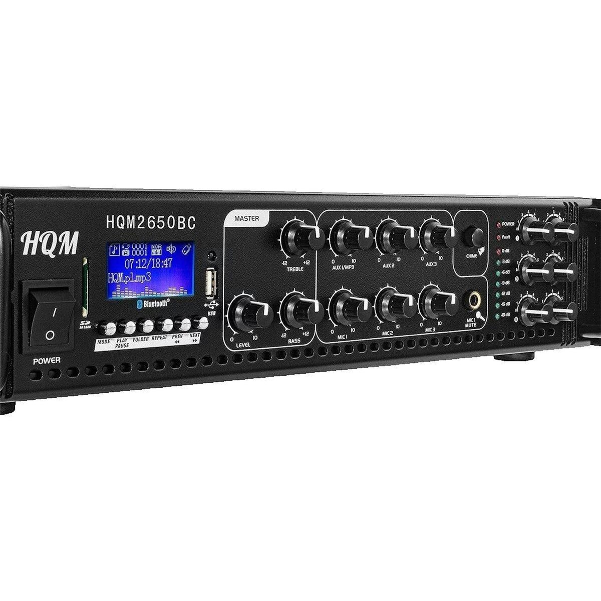 HQ Amplificateur Audio hqm HQM2650BC 650W RMS