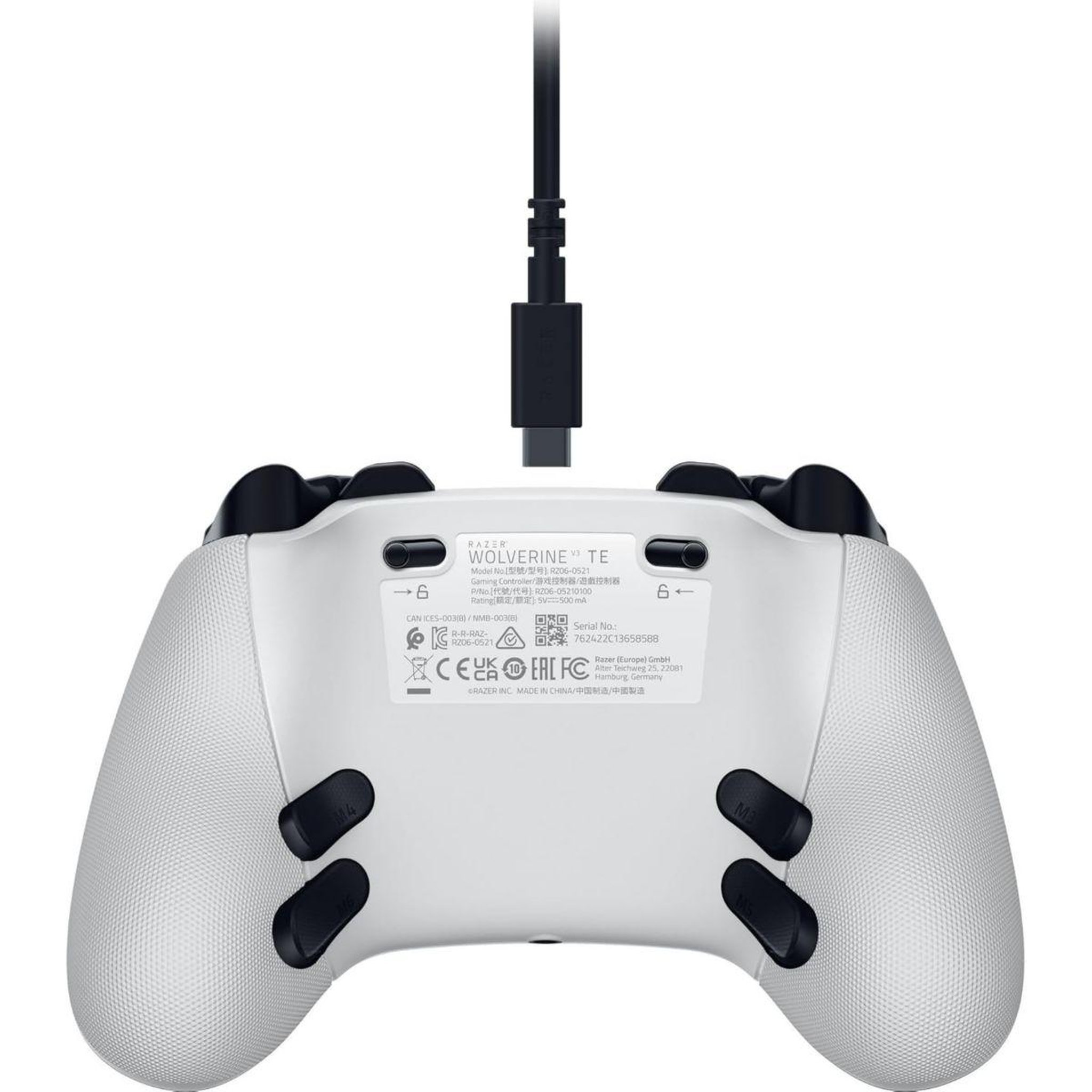 Voir la diapositive 3 : Razer Manette Wolverine V3 Tournament Edition Blanc