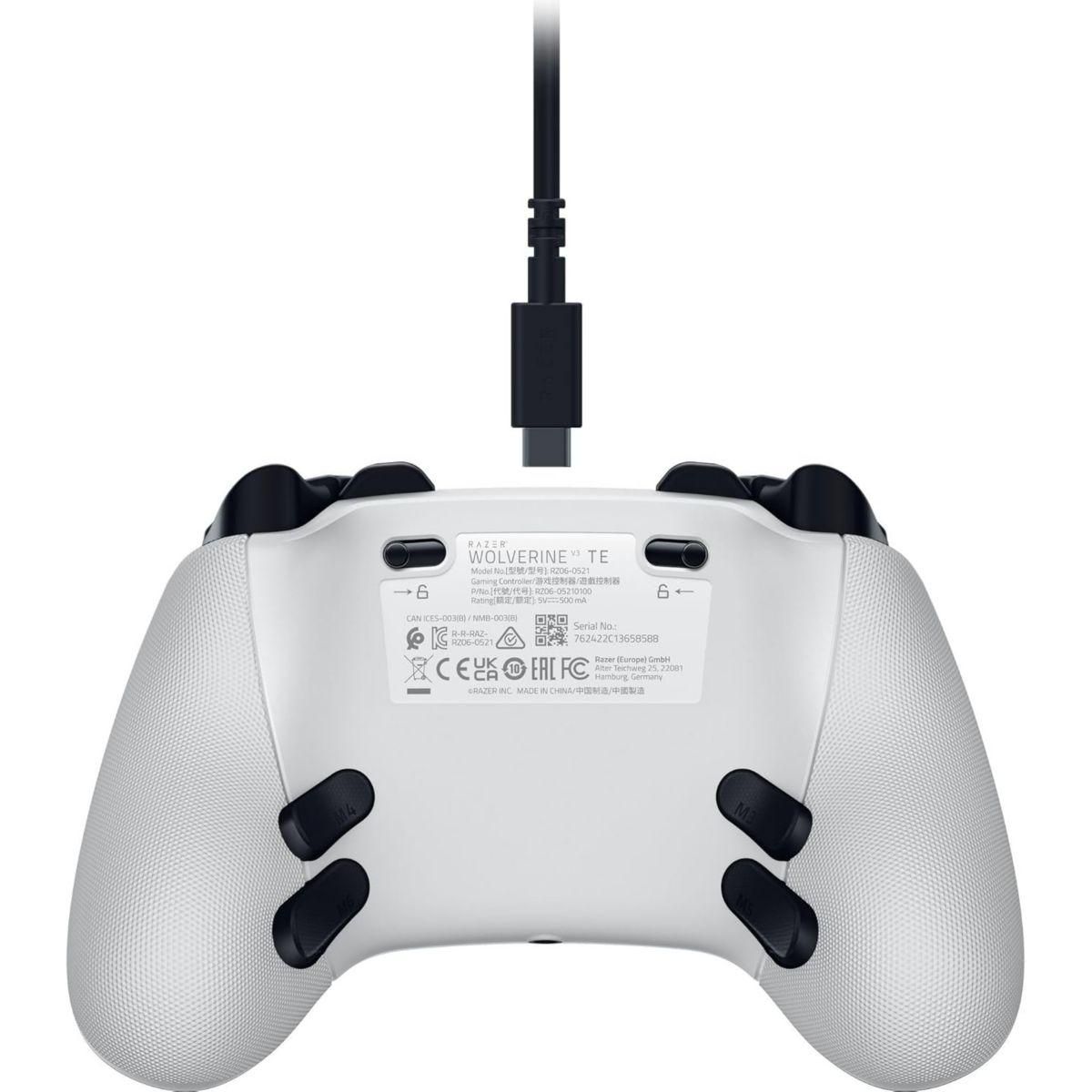 Razer Manette Wolverine V3 Tournament Edition Blanc