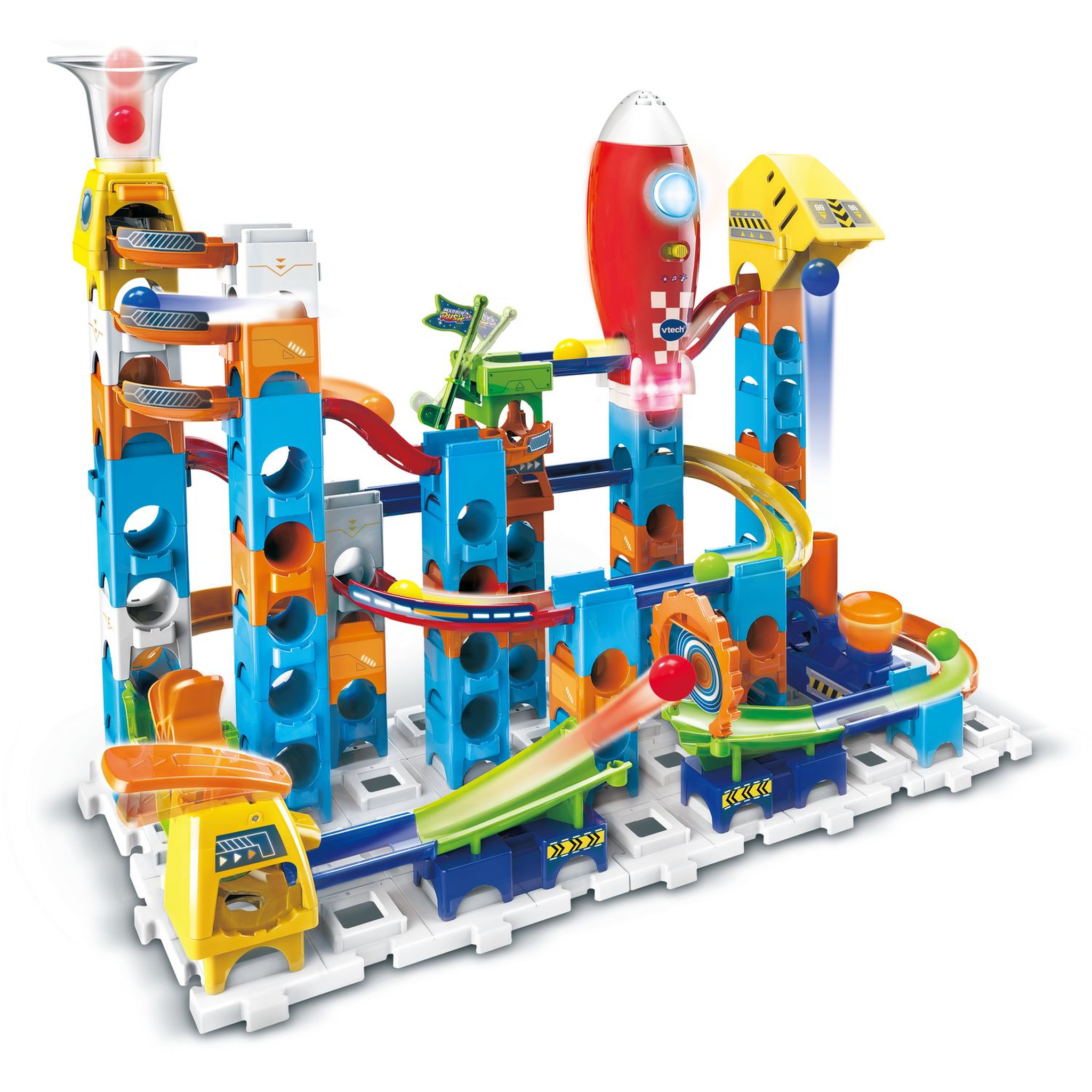VTECH Circuit à billes - Marble Rush - Rocket Set Electronic M100E