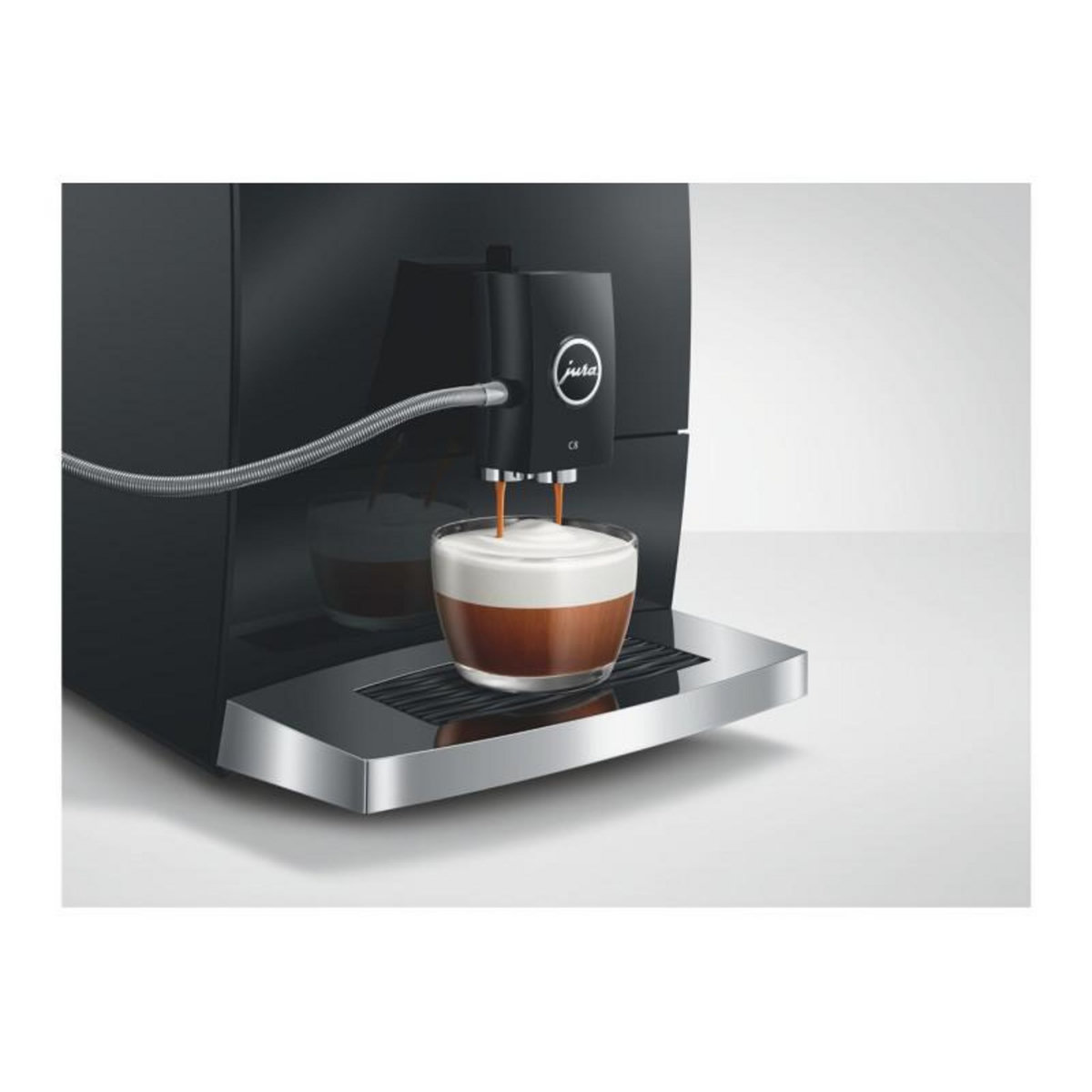 Jura Expresso avec broyeur Jura C8 Piano Black (EA)