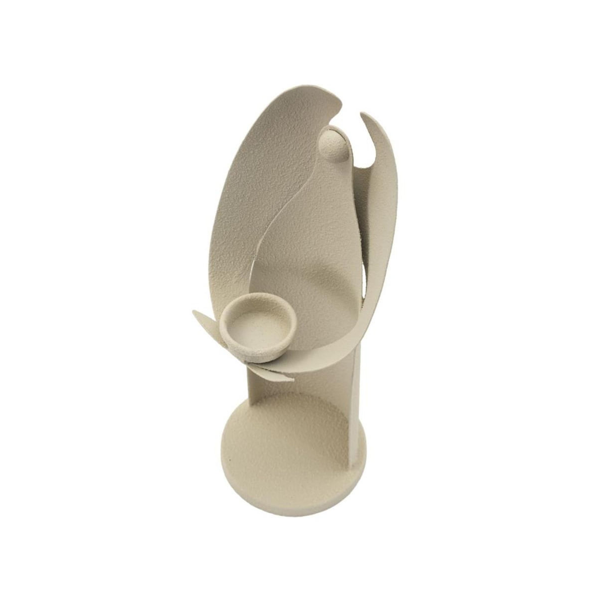 Paris Prix Bougeoir en Métal  Angel  30cm Crème