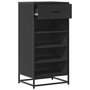 Voir la diapositive 5 : VIDAXL Etagere a chaussures noir 48x38x97,5 cm bois d'ingenierie