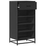 Voir la diapositive 5 : VIDAXL Etagere a chaussures noir 48x38x97,5 cm bois d'ingenierie