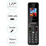 Voir la diapositive 2 : Logicom Téléphone portable Fleep 450 Noir 4G