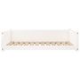 Voir la diapositive 5 : VIDAXL Lit pour chien Blanc 105,5x75,5x28 cm Bois de pin solide