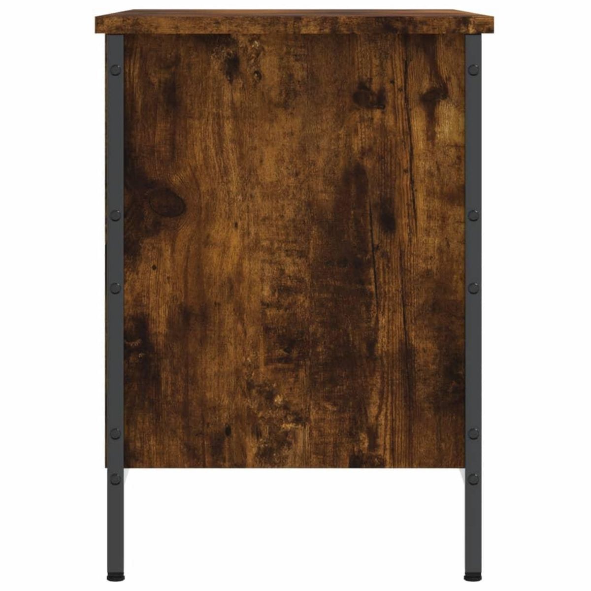 VIDAXL Armoire a chaussures chene fume 69x35x50 cm bois d'ingenierie