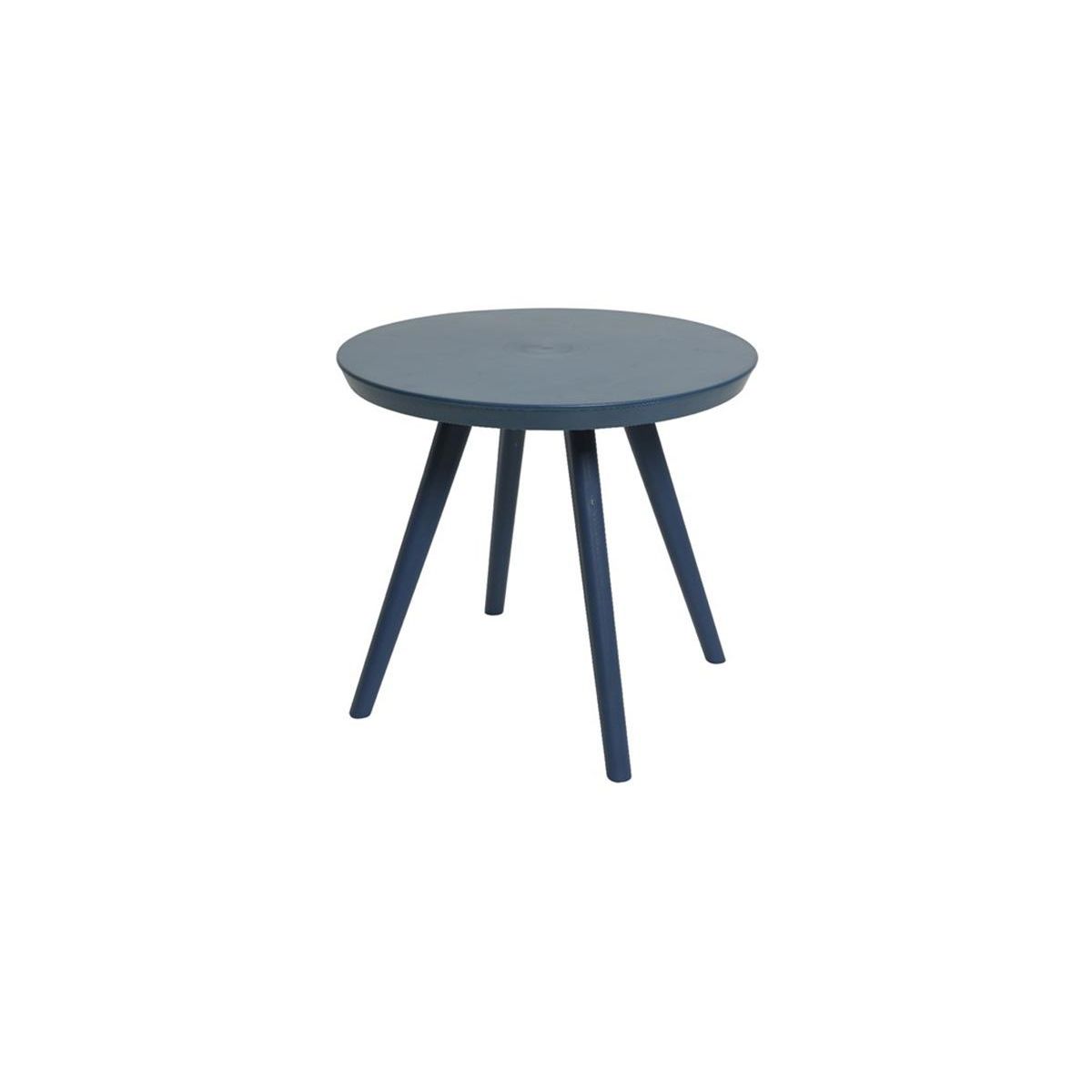 JARDIDECO Salon de jardin en plastique Marbella bleu - Jardideco