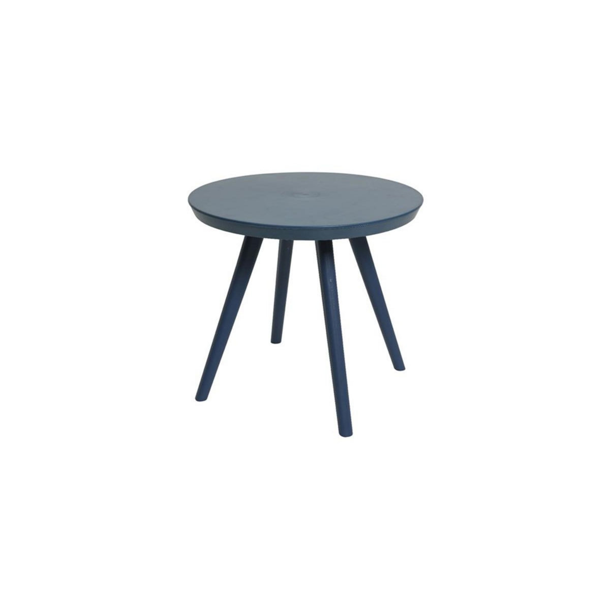 JARDIDECO Salon de jardin en plastique Marbella bleu - Jardideco