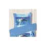 Voir la diapositive 2 : Dourev Housse de couette 140x200 Douceur bleu + 1 taie