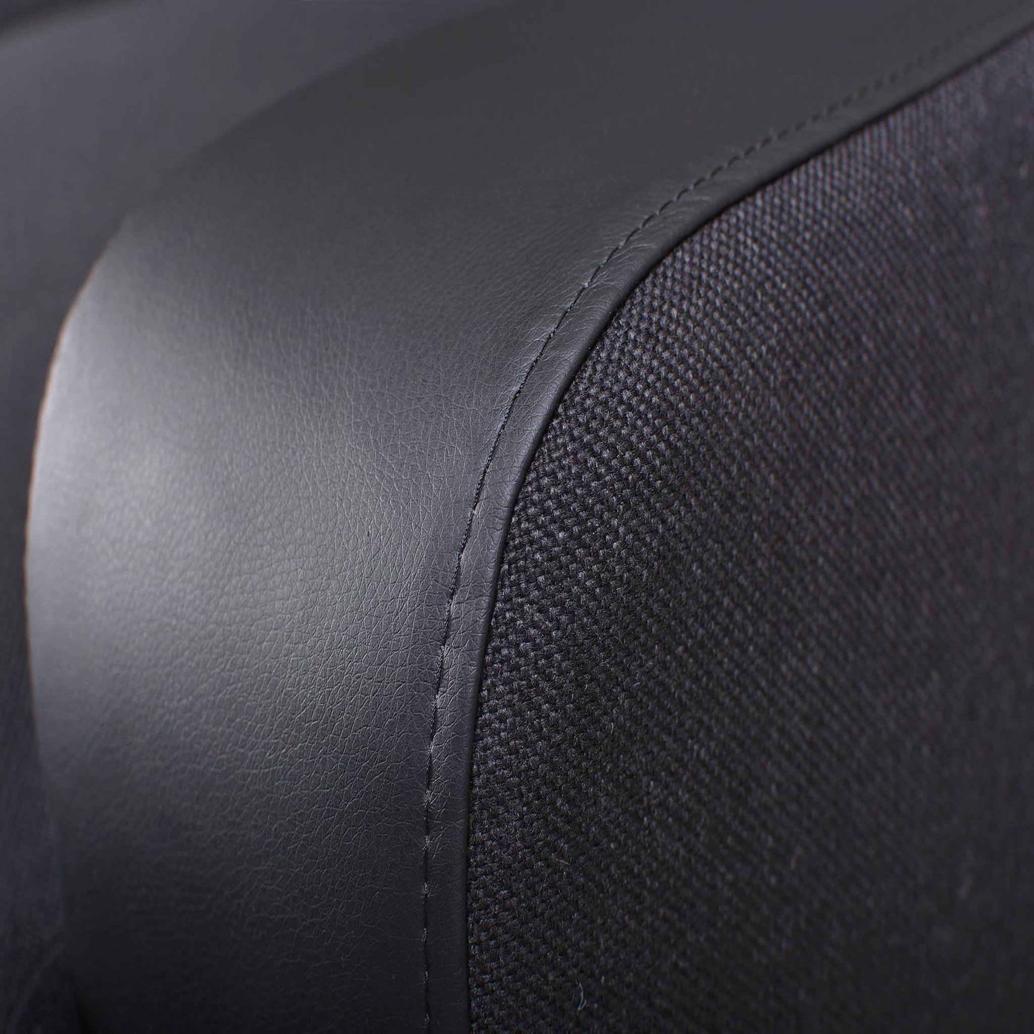 Voir la diapositive 5 : BEST MOBILIER Dustin - canapé d'angle l réversible - 5 places - convertible avec coffre - têtieres réglables