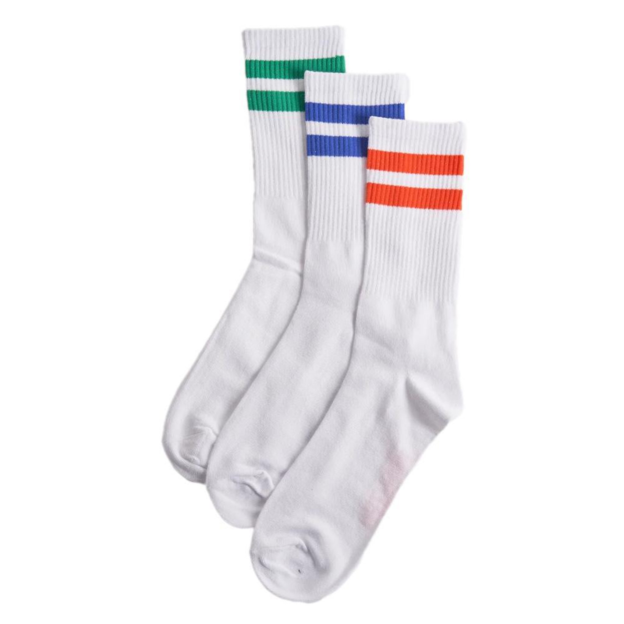 Voir la diapositive 1 : Jack & Jones X3 Paires de Chaussettes Blanc Jack & Jones Tennis Socks 3