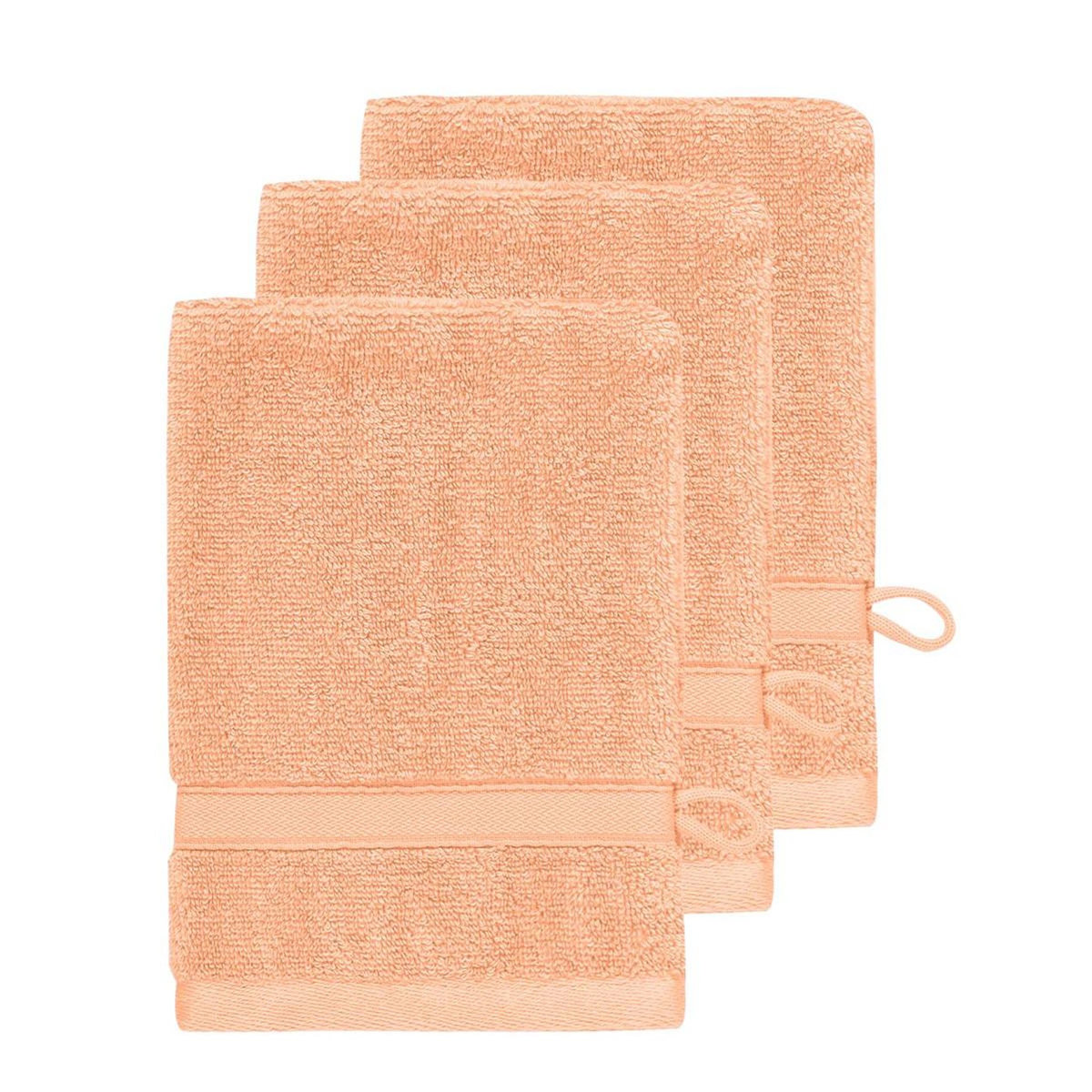 Sensei Maison Lot de 3 gants de toilette 600 g/m² SENSILK - 16x22 cm
